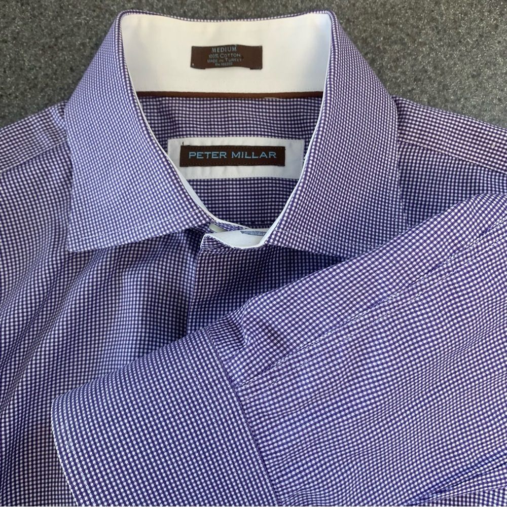 Peter Millar long sleeve button-front shirt Men’s Size Medium